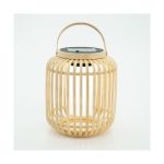 Eglo Tischlampe Marliano Solar Holz Braun 3W 300lm - 840 Kaltweiß | IP44