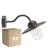 Mehrfachpackung 6x Nordlux Luxembourg Wandleuchte Metall und Glas Rostig | IP54 - Geeignet für E27