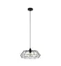 Eglo Pendelleuchte Carlton 2 Stahl Schwarz | IP20 - Geeignet für 1x E27 